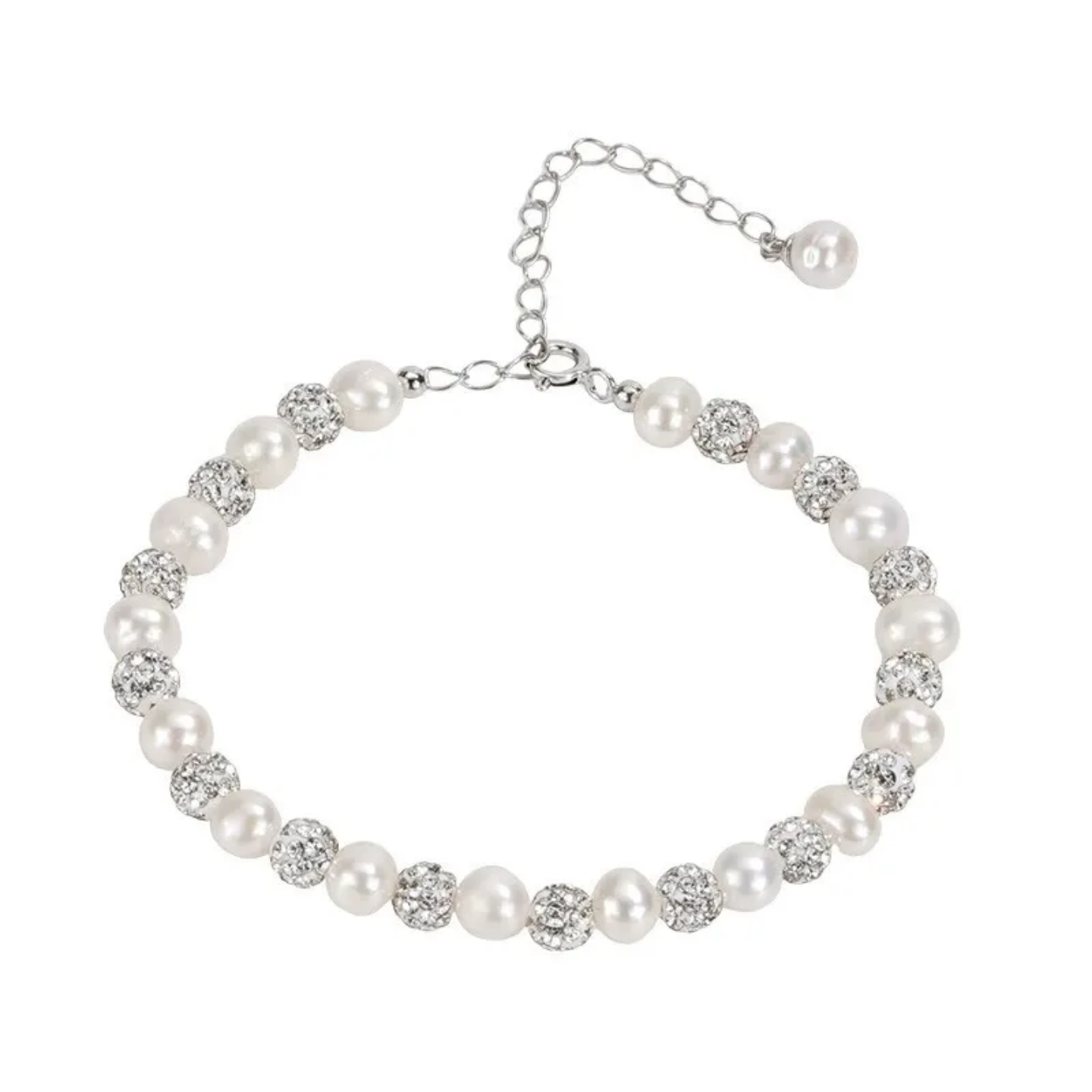 Round Pearl Dainty Bracelet