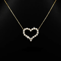 Heart Shaped Glow Necklace