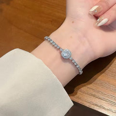 Rhinestone Adjustable Bracelet