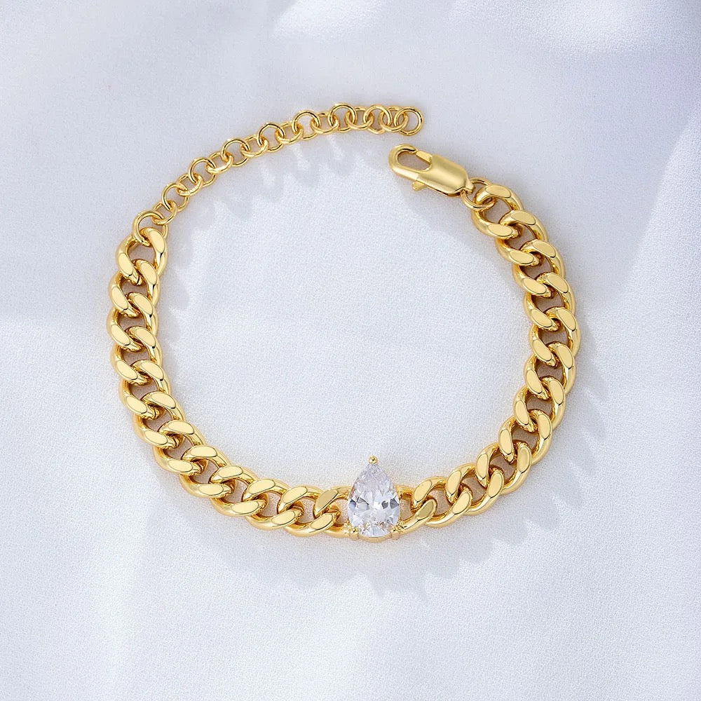 Water Drop Charm Bracelet