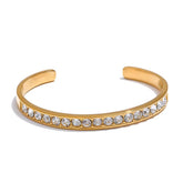 Elan Crystal Cuff