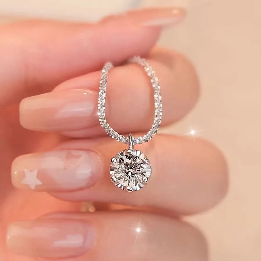Turkish Chain Gem Dot Pendant Necklace