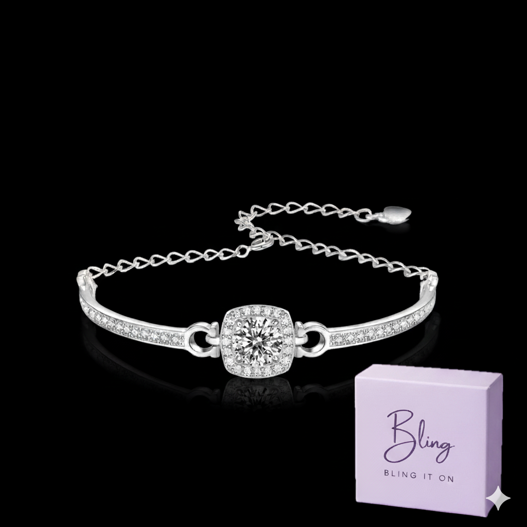 The Love Duo ( Heart Magnetic Necklace + Crystal Bracelet)