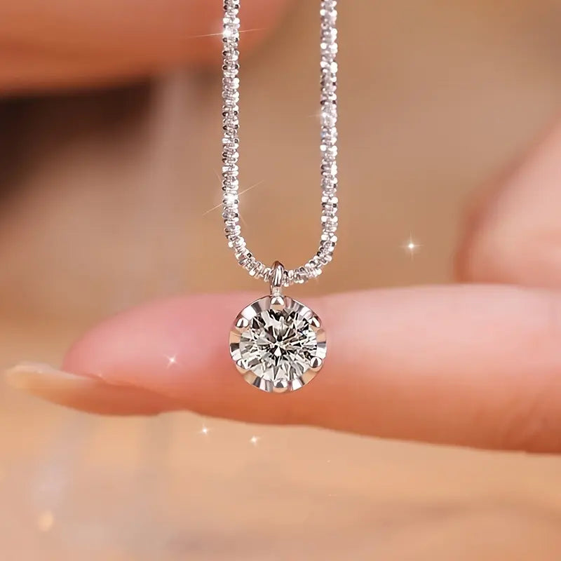 Turkish Chain Gem Dot Pendant Necklace