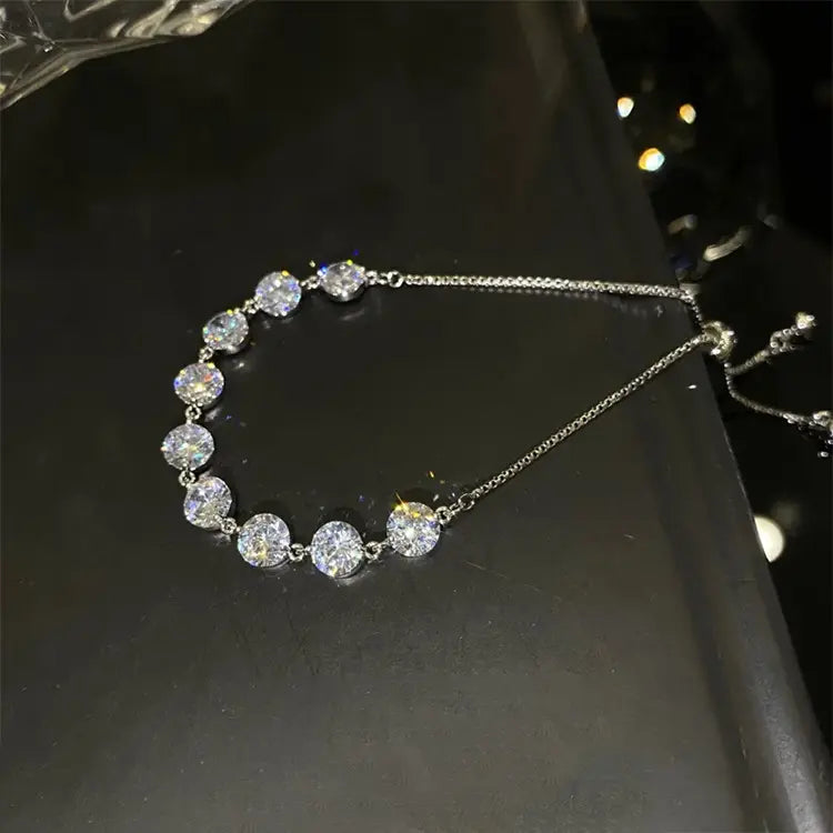 Crystal Zircon Adjustable Bracelet