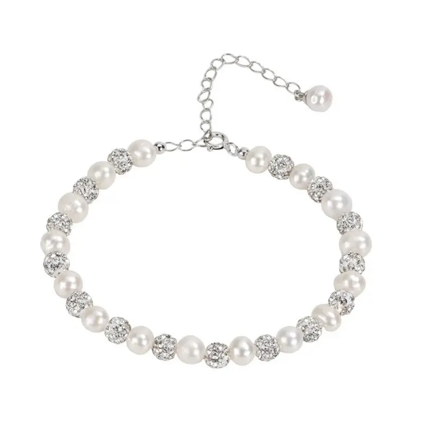 Round Pearl Dainty Bracelet