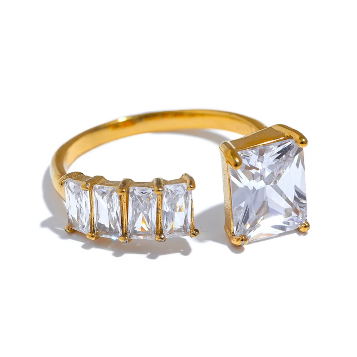 Silver Peridot Ring