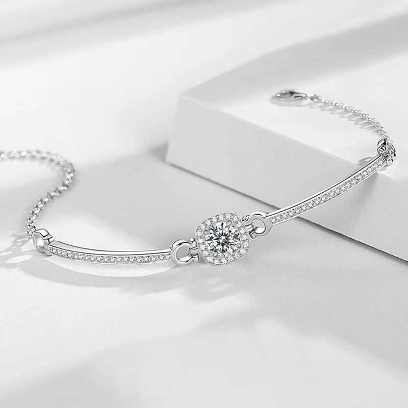 Shiny Zircon Adjustable Bracelet