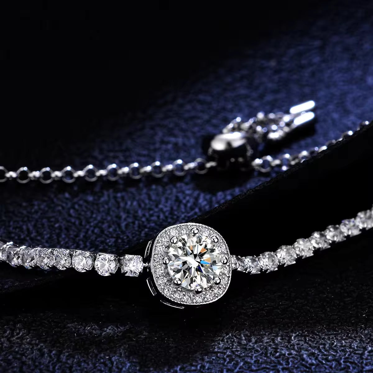 Rhinestone Adjustable Bracelet