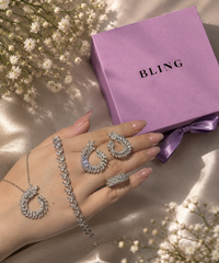 Opulent Leaf Jewelry Set