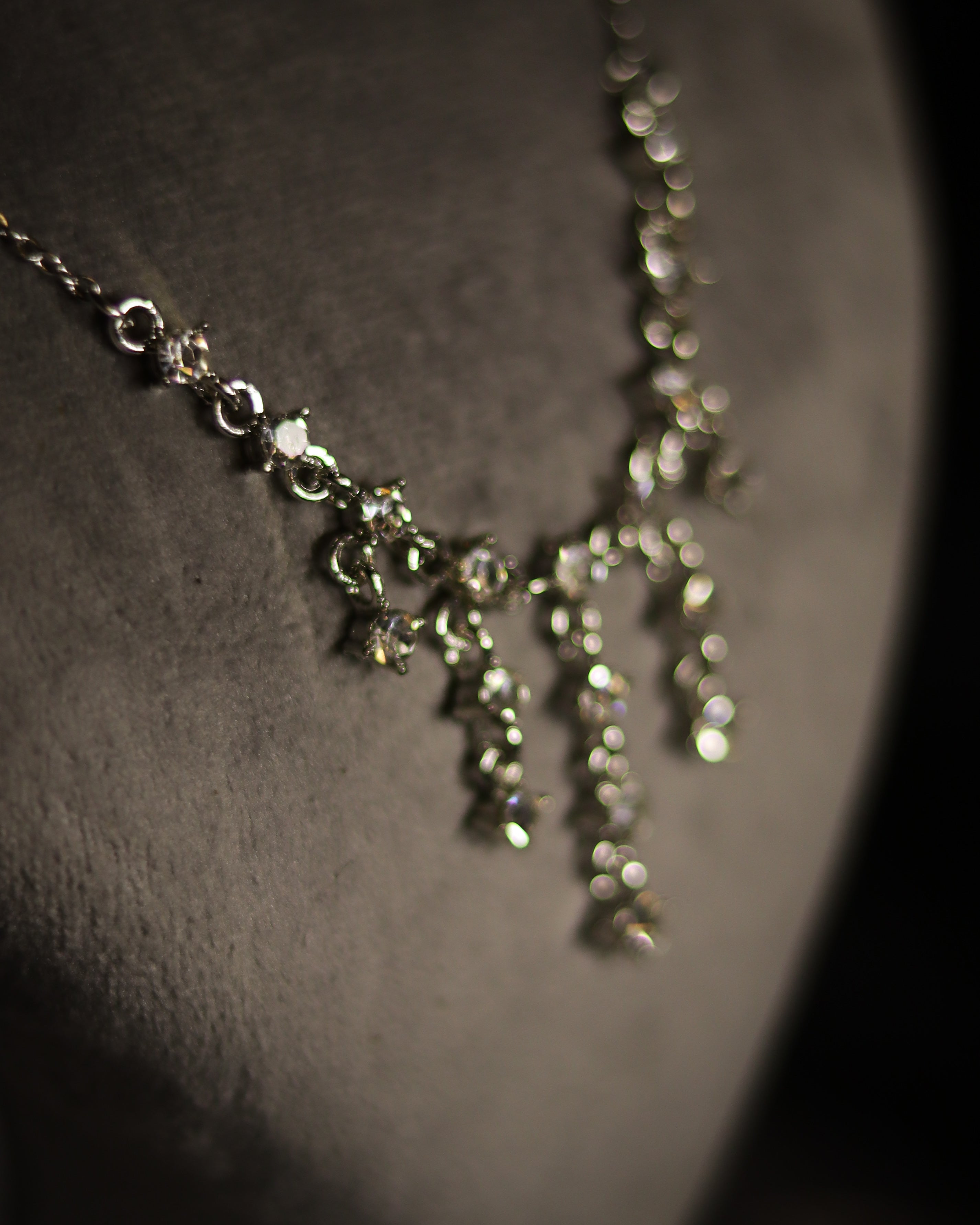 Starlit Cascade Tassel Necklace