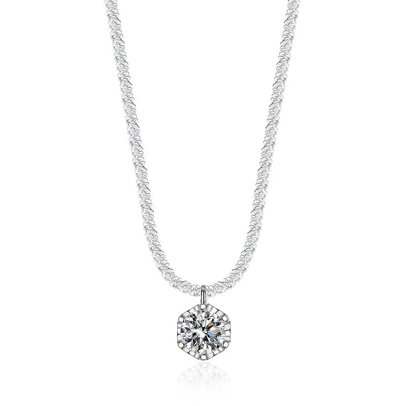 Turkish Chain Gem Dot Pendant Necklace