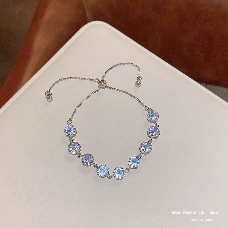 Crystal Zircon Adjustable Bracelet