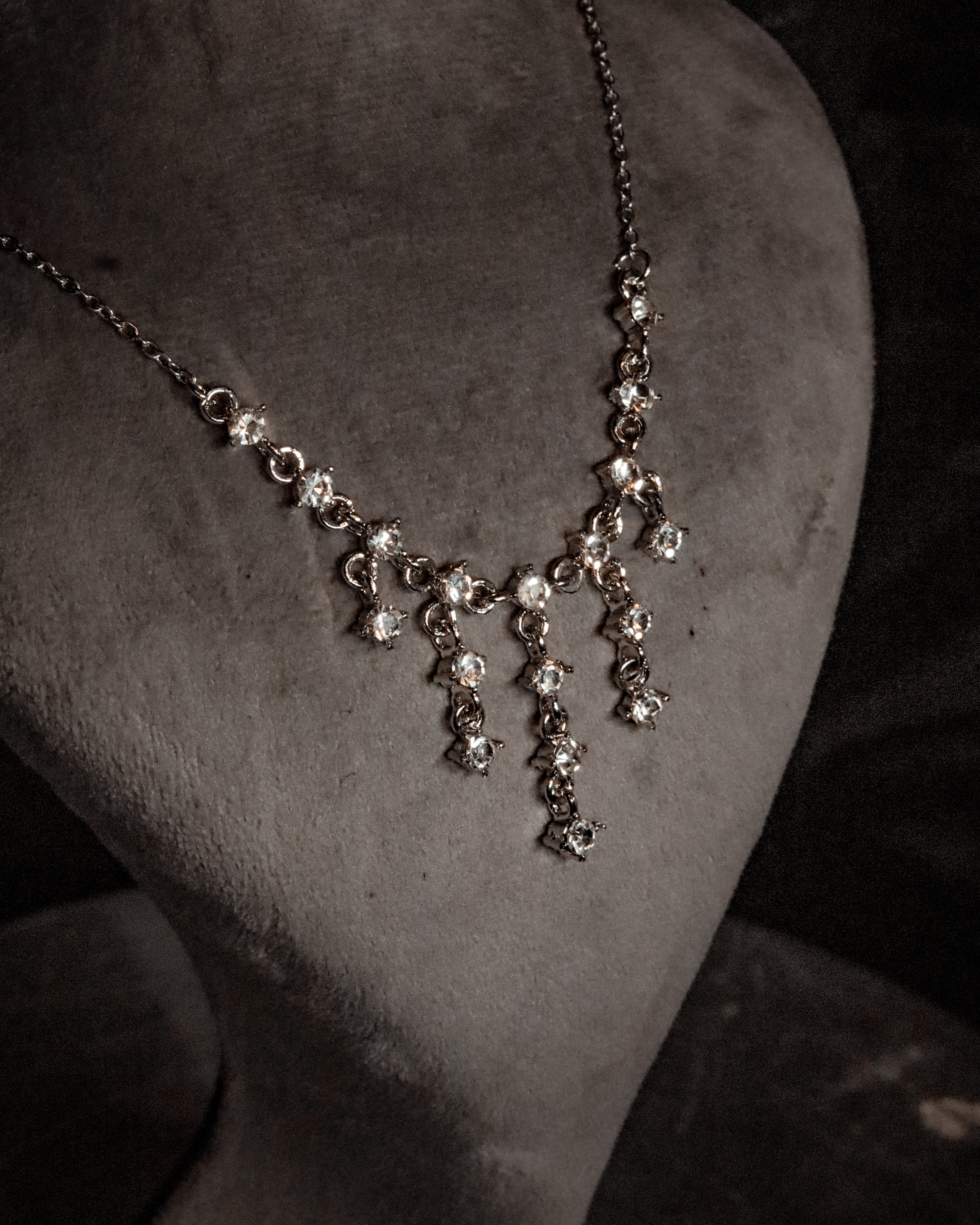 Starlit Cascade Tassel Necklace