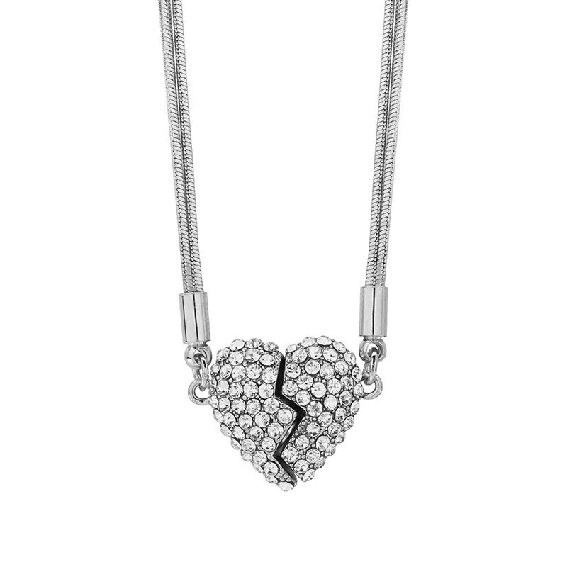 Heart Magnetic Pendant Necklace