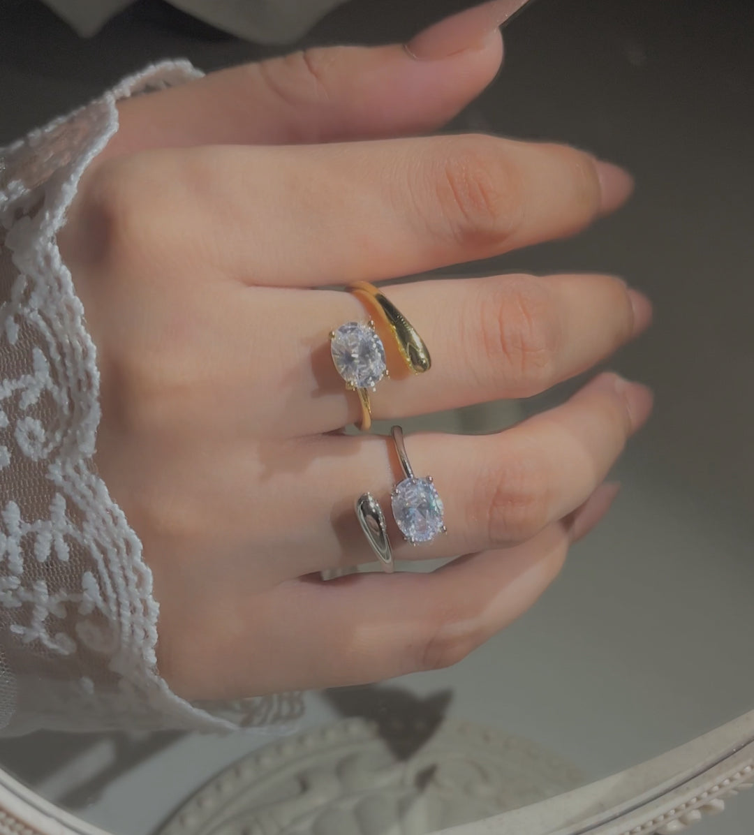 Luna Pearl Ring